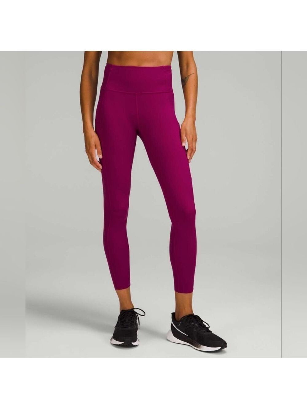 Lululemon Fast and Free High Rise Tight 25 Inch Magenta Purple